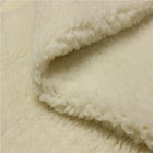 Knitted  Fake Sherpa Lined Suede Fabric Plain Style For  Pullover