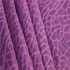 Jacquard Polyester Fleece Embossed Warp - Knitted Fabric Velvet Bonded With TC